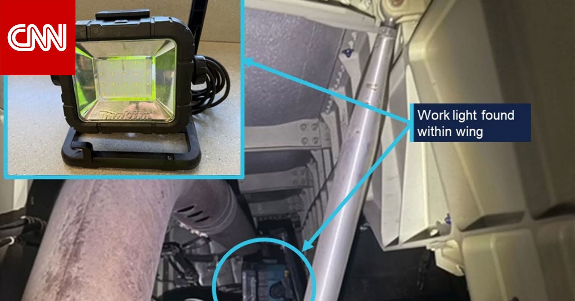 مهندس يفحص جناح طائرة إيرباص A380