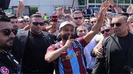 محمد صلاح في تدريبات طرابزون سبور