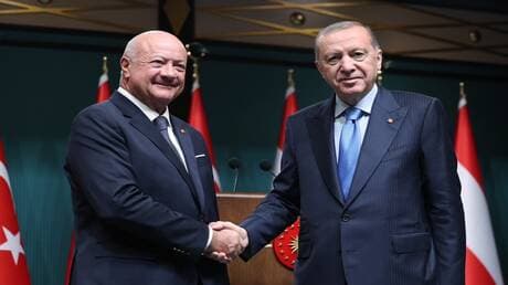 الرئيس التركي رجب طيب أردوغان يستقبل المستشار النمساوي كريستيان شتوكر